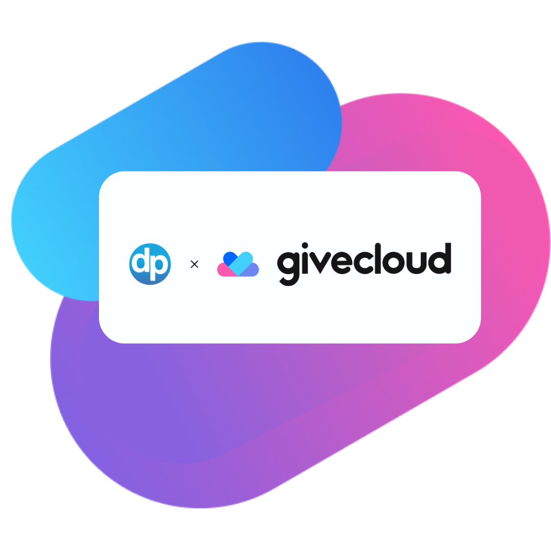 Givecloud is built for DonorPerfect. Real time sync all your donor data.