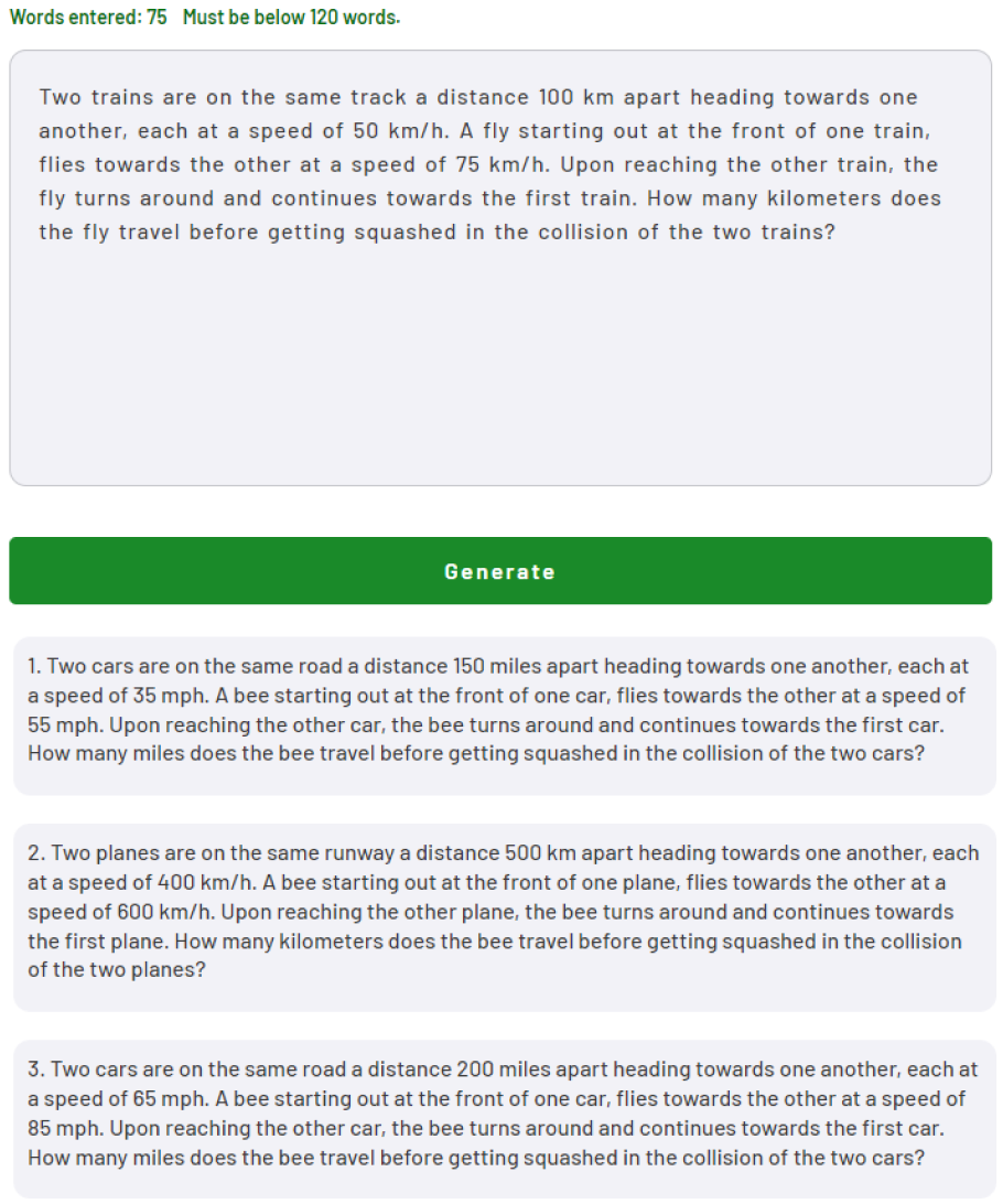 Questgen Generating Similar Questions