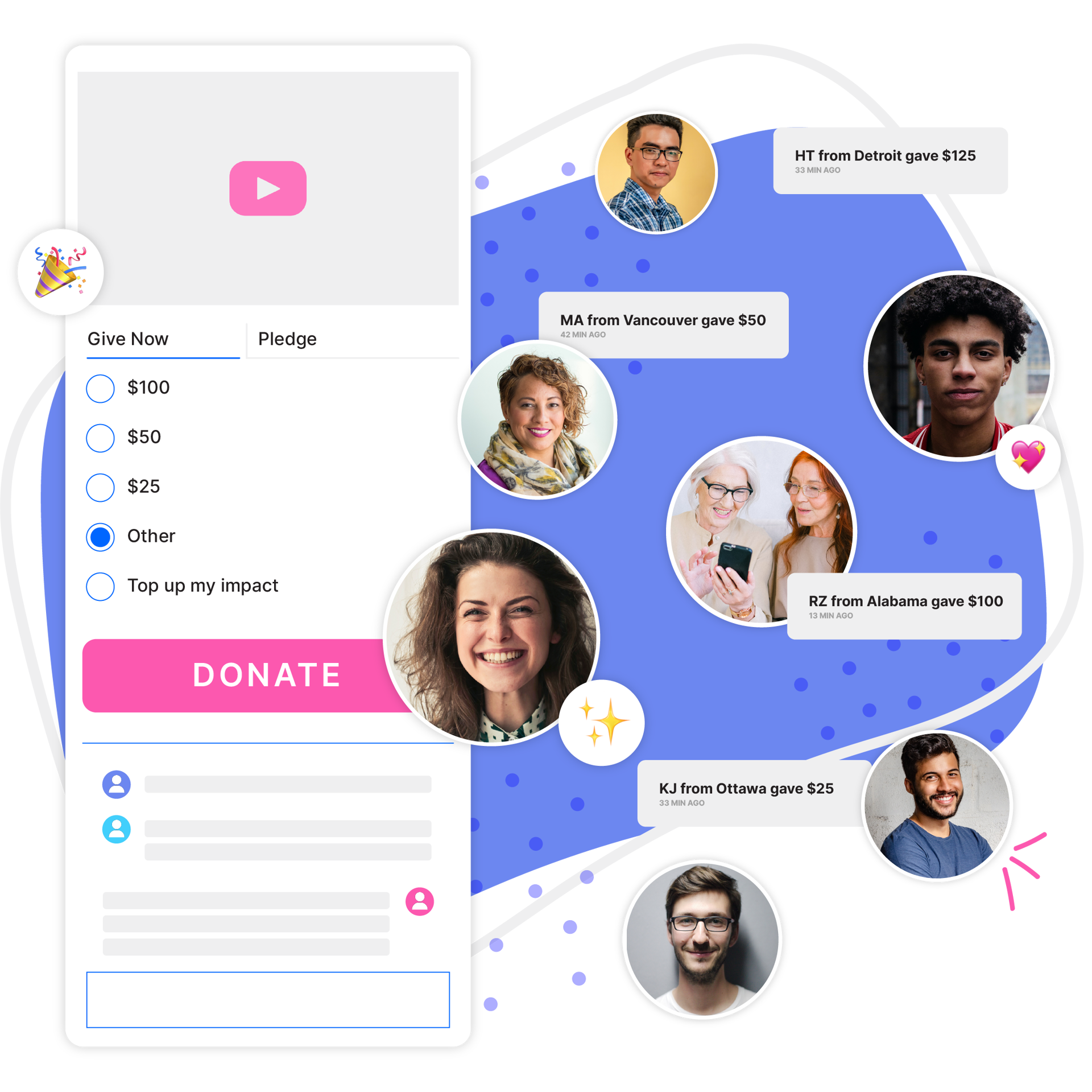 Givecloud Nonprofit Virtual Events solution.