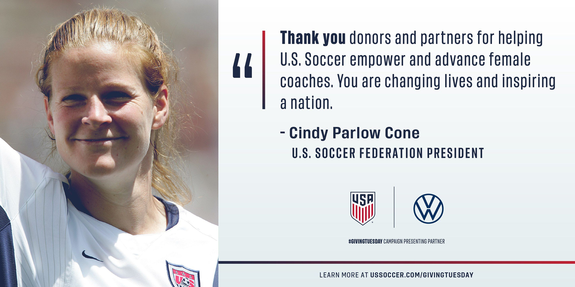us soccer giving tuesday 2022 social caption presented by volkswagen