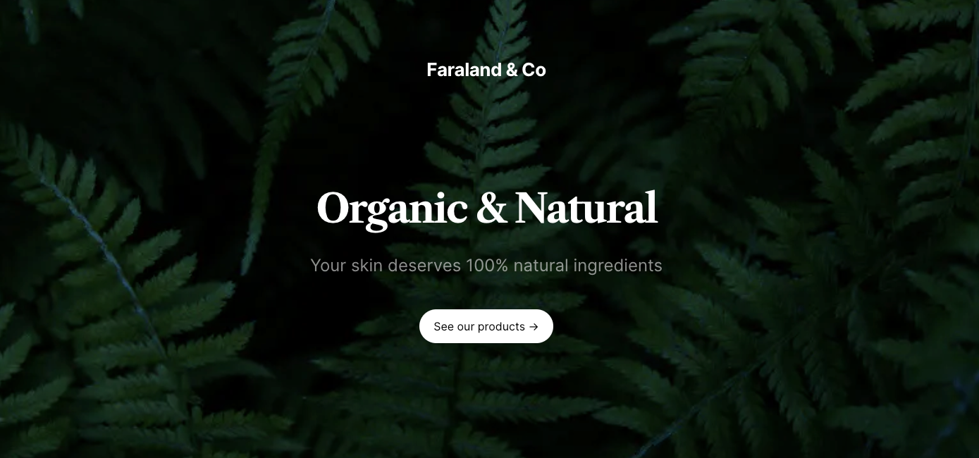 Organic Green template