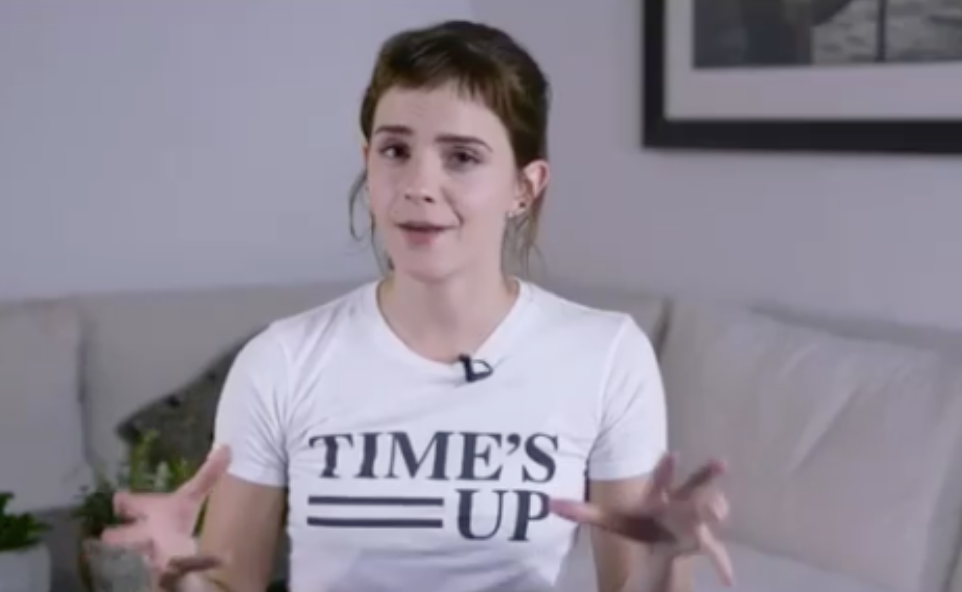 Emma Watson Time's Up campaign.