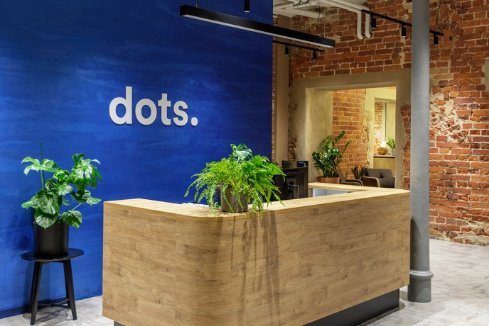 dots. main desk at the office