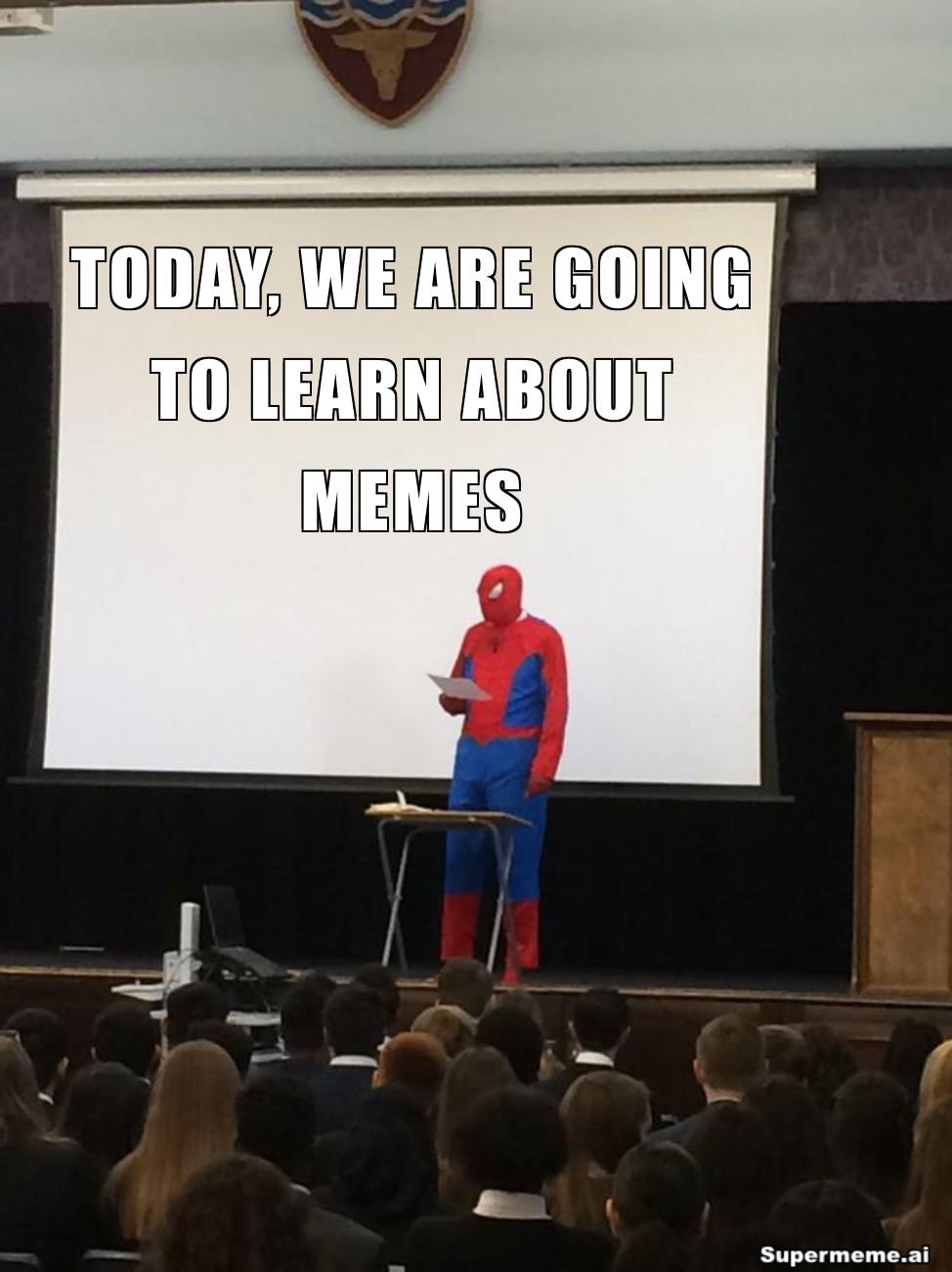 spiderman explaining about memes