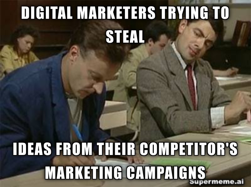 meme about stealing marketing strategy