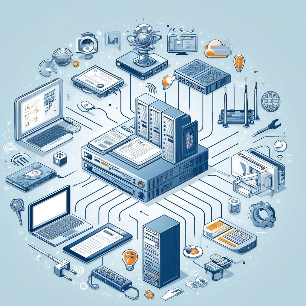 Illustration Komponenten der Telematikinfrastruktur