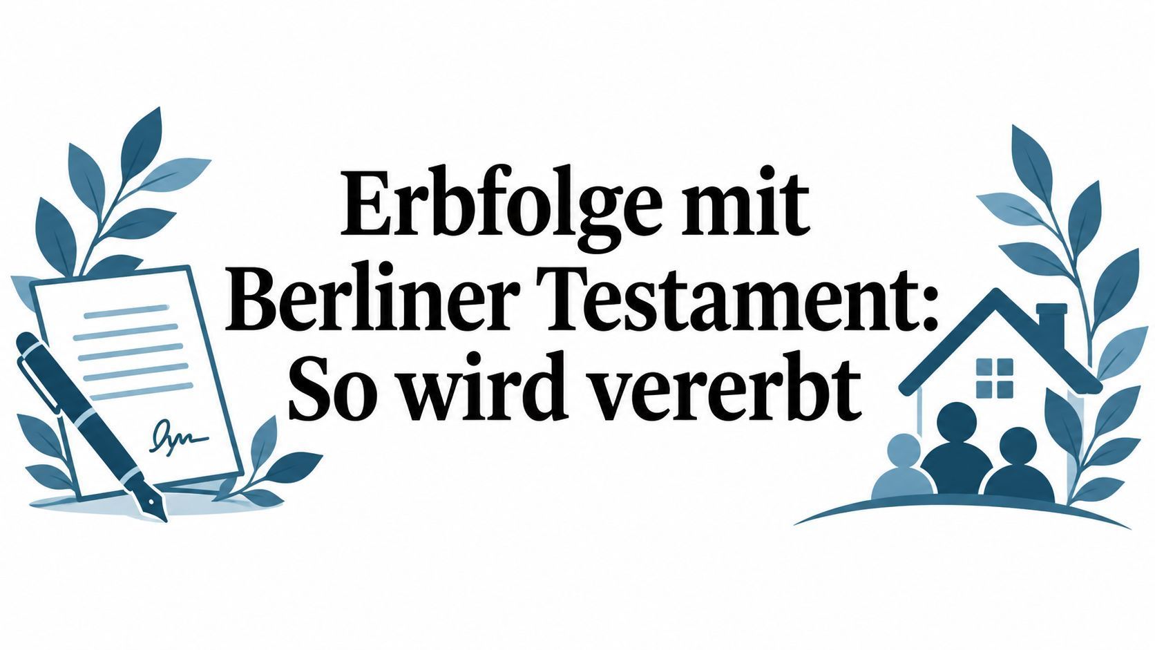 Titelbild zum Blogartikel: Erbfolge mit Berliner Testament: So wird vererbt