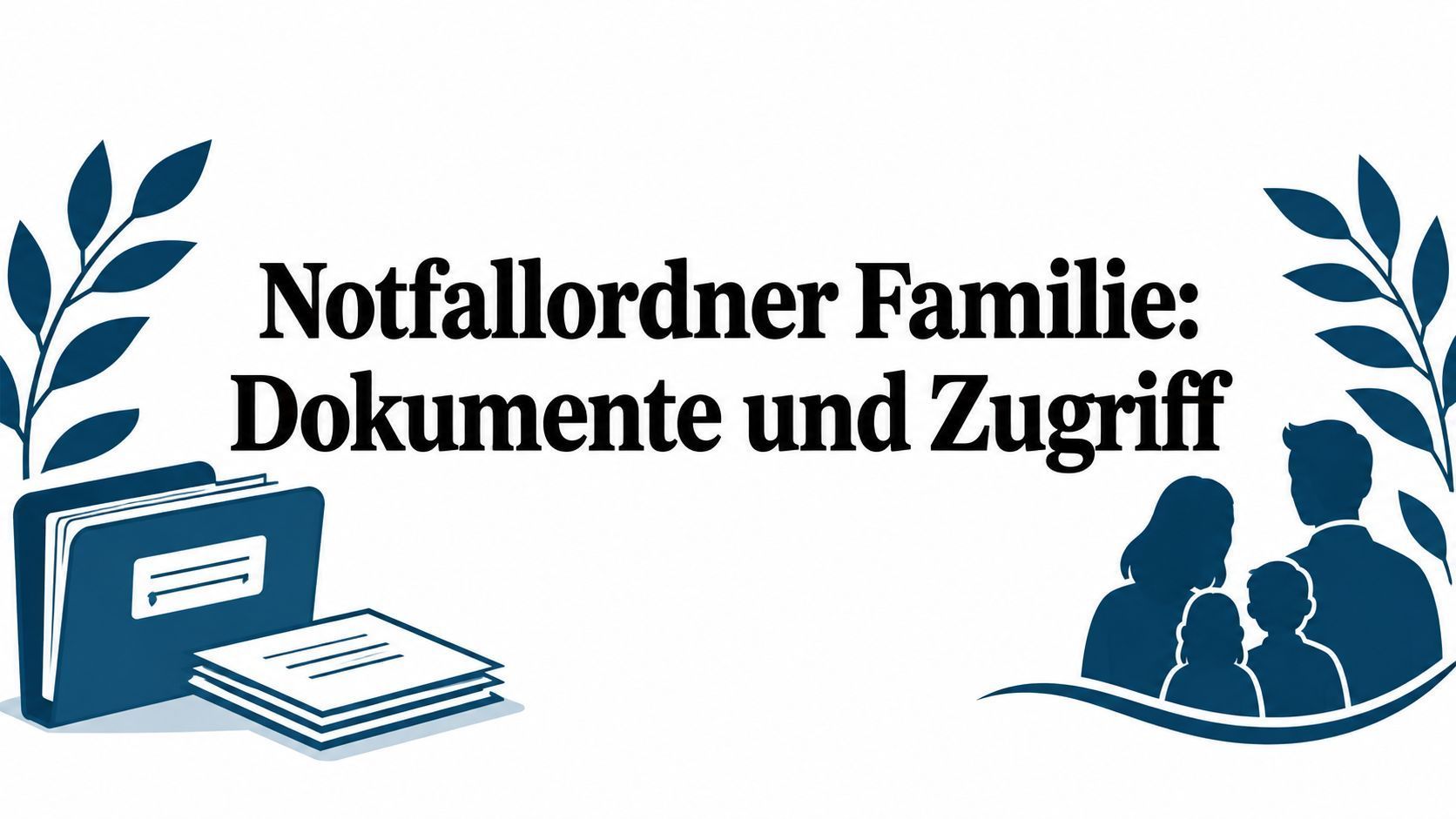 Titelbild Notfallordner Familie