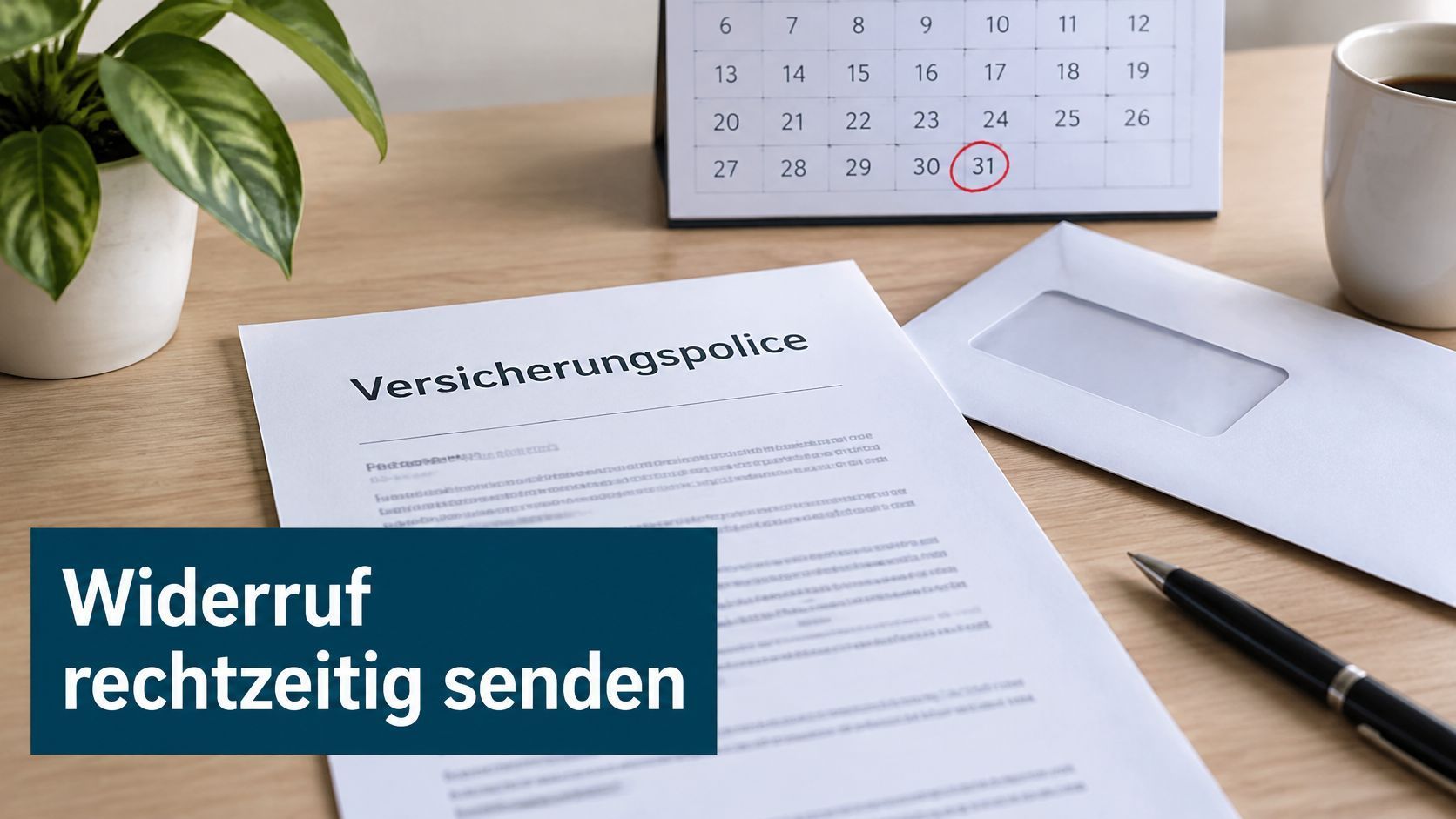Bild einer ausgedruckten Versicherungspolice