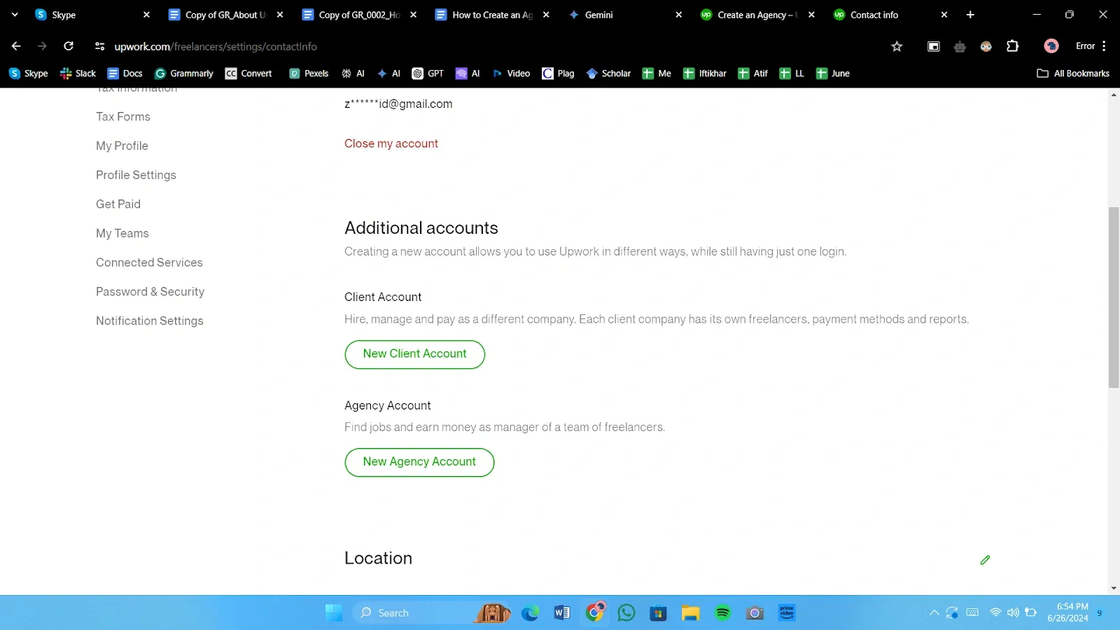 Navigate to the Agency Creation Section