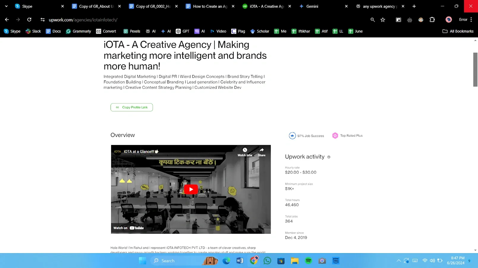 Create a Compelling Agency Profile and Portfolio