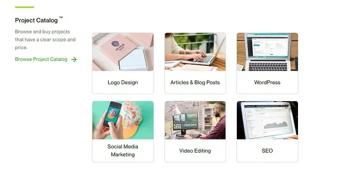 Upwork Project Catalog