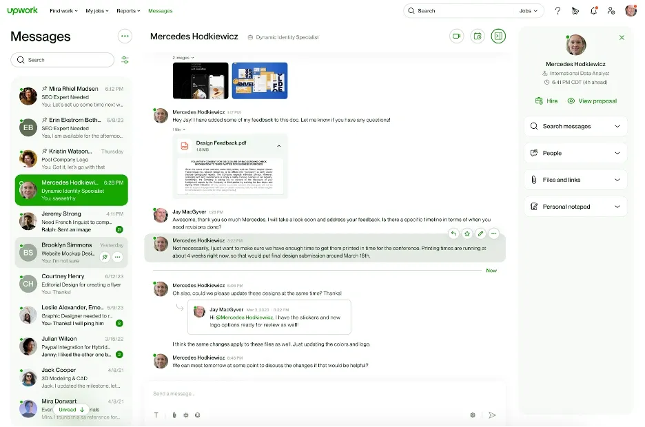 Messages and Collaboration