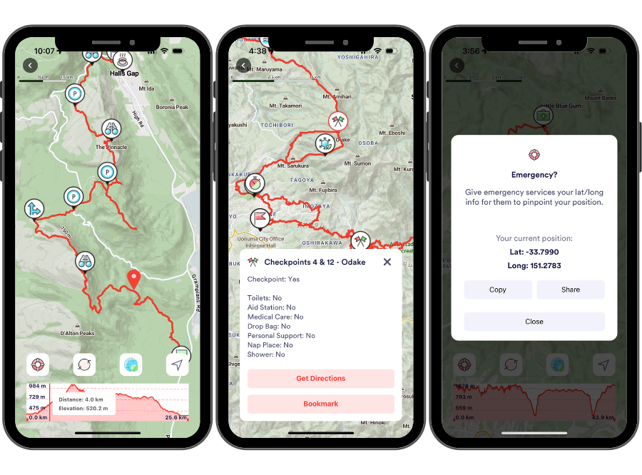 Capra Route Maps for endurance events