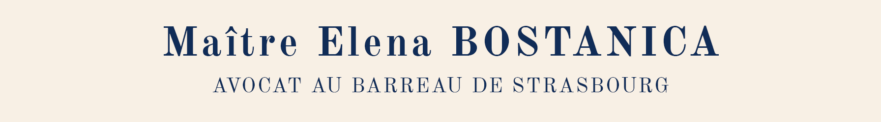 Elena Bostanica, Avocat