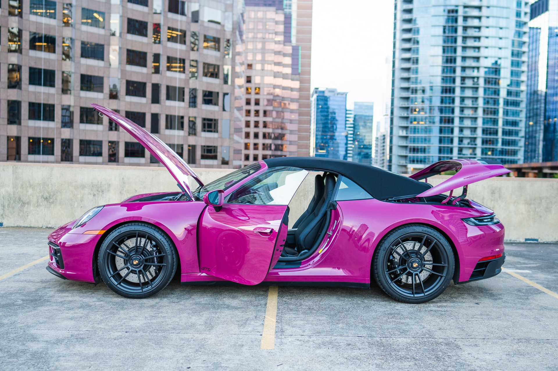 porsche boxster 718 austin exotic luxury car rental turbocharged engine