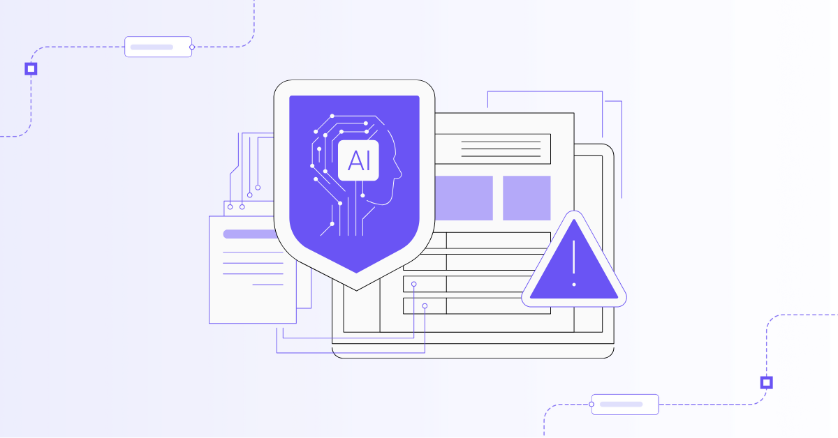 Illustration of AI-powered contextual identity risk analysis, featuring elements like user behavior analytics, risk scoring, and proactive threat detection to enhance data security and compliance.