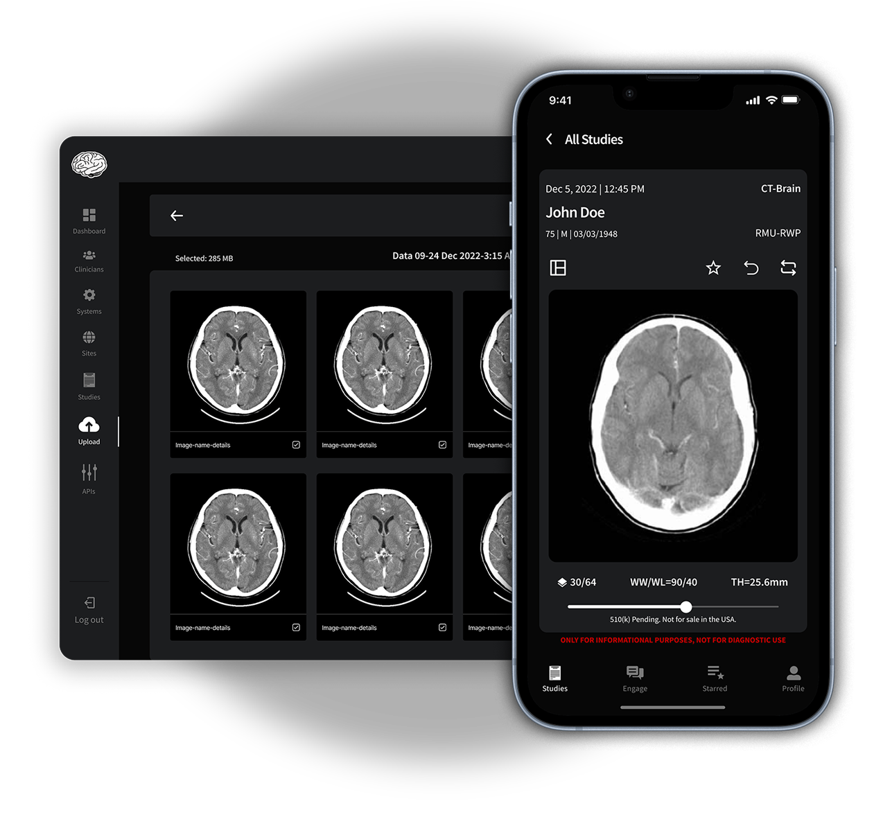 app showcase of brain application
