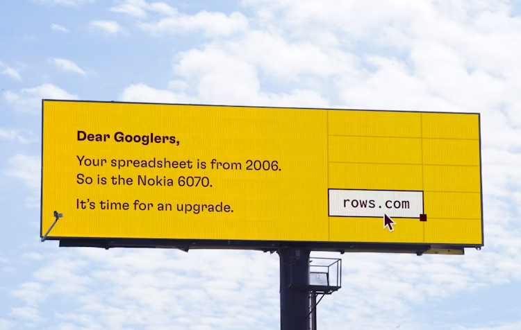 rows billboard Microsoft and Google’s headquarters