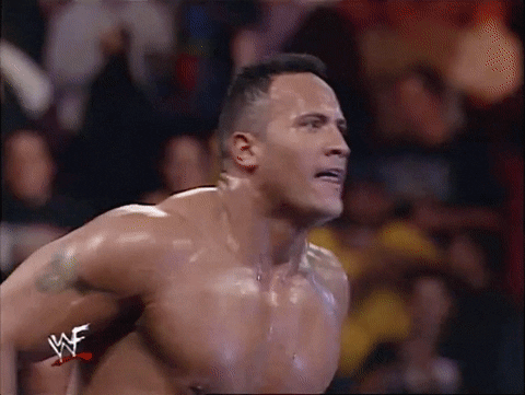 The Rock Smells What AI is Cooking. GIPHY. WWE.