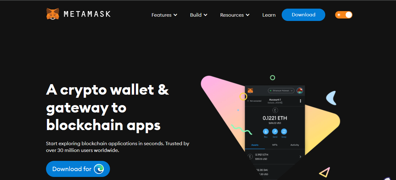 Metamask login