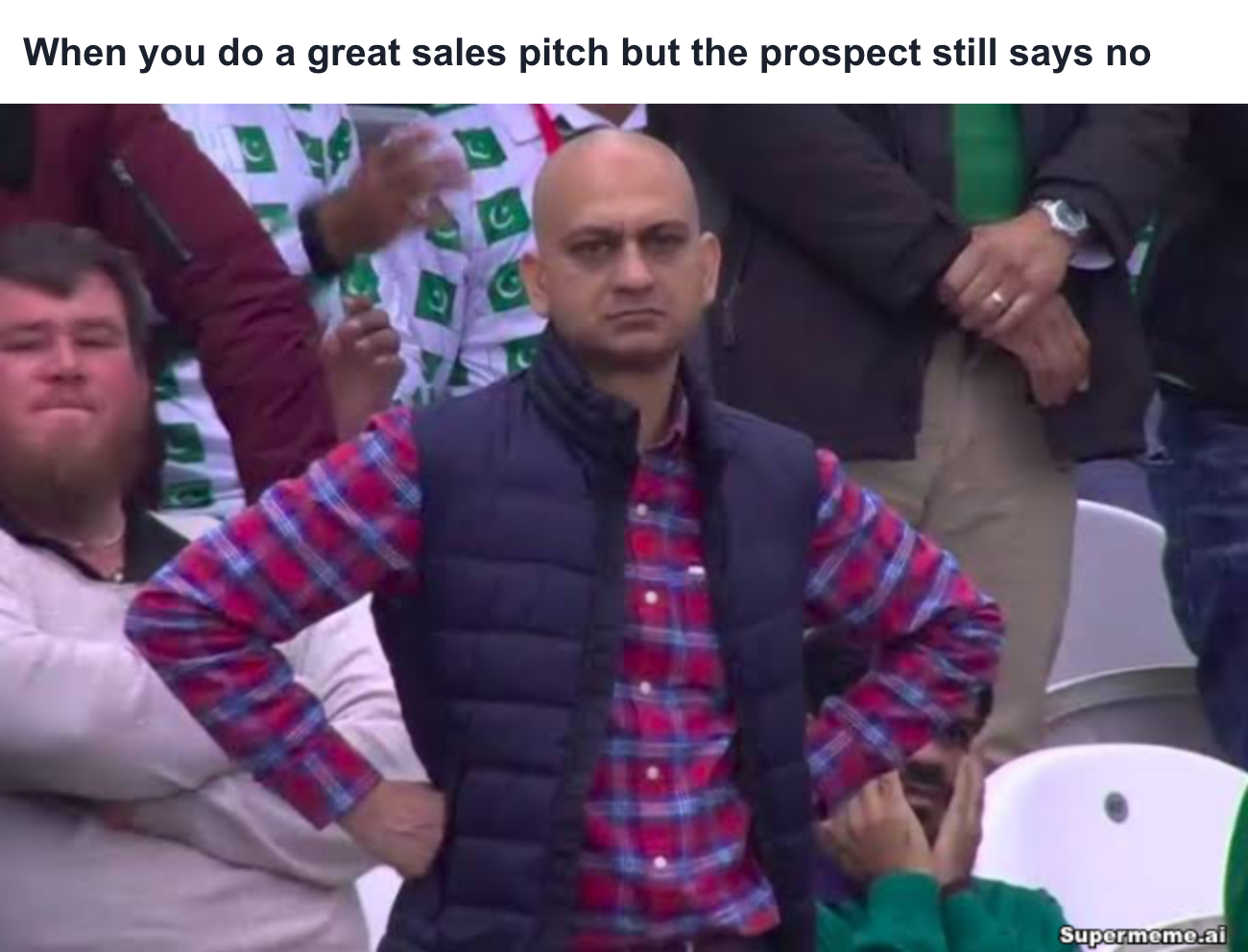 sales meme on prospect saying no