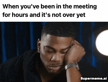 sleeping in meetings meme