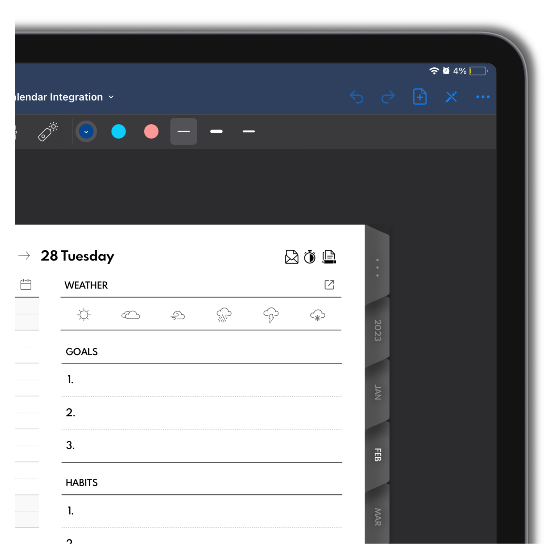 Discover Notes Planner