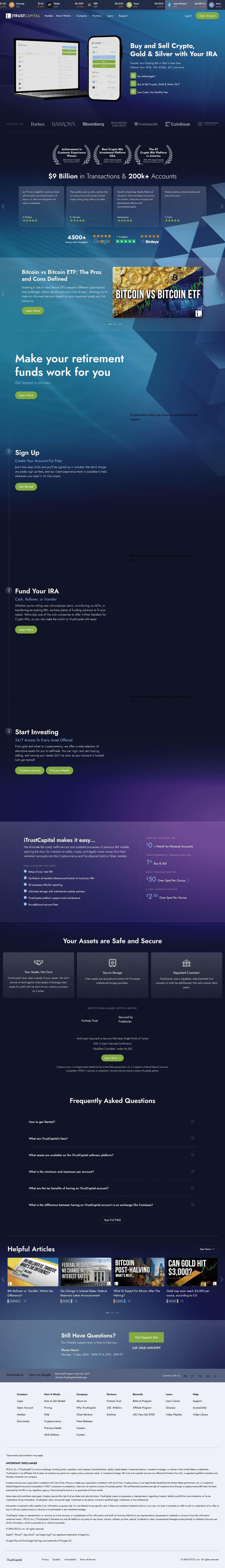 itrustcapital login