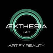 Official logo of Æxthesia Lab with the slogan 'Artify Reality'