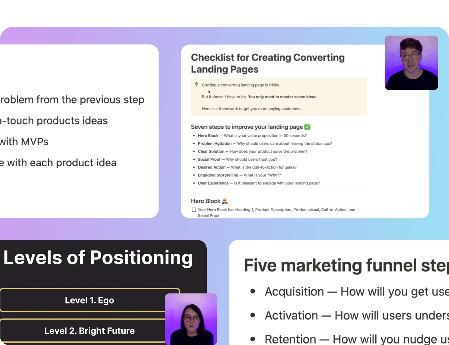 preview of marketing crash course for solopreneurs