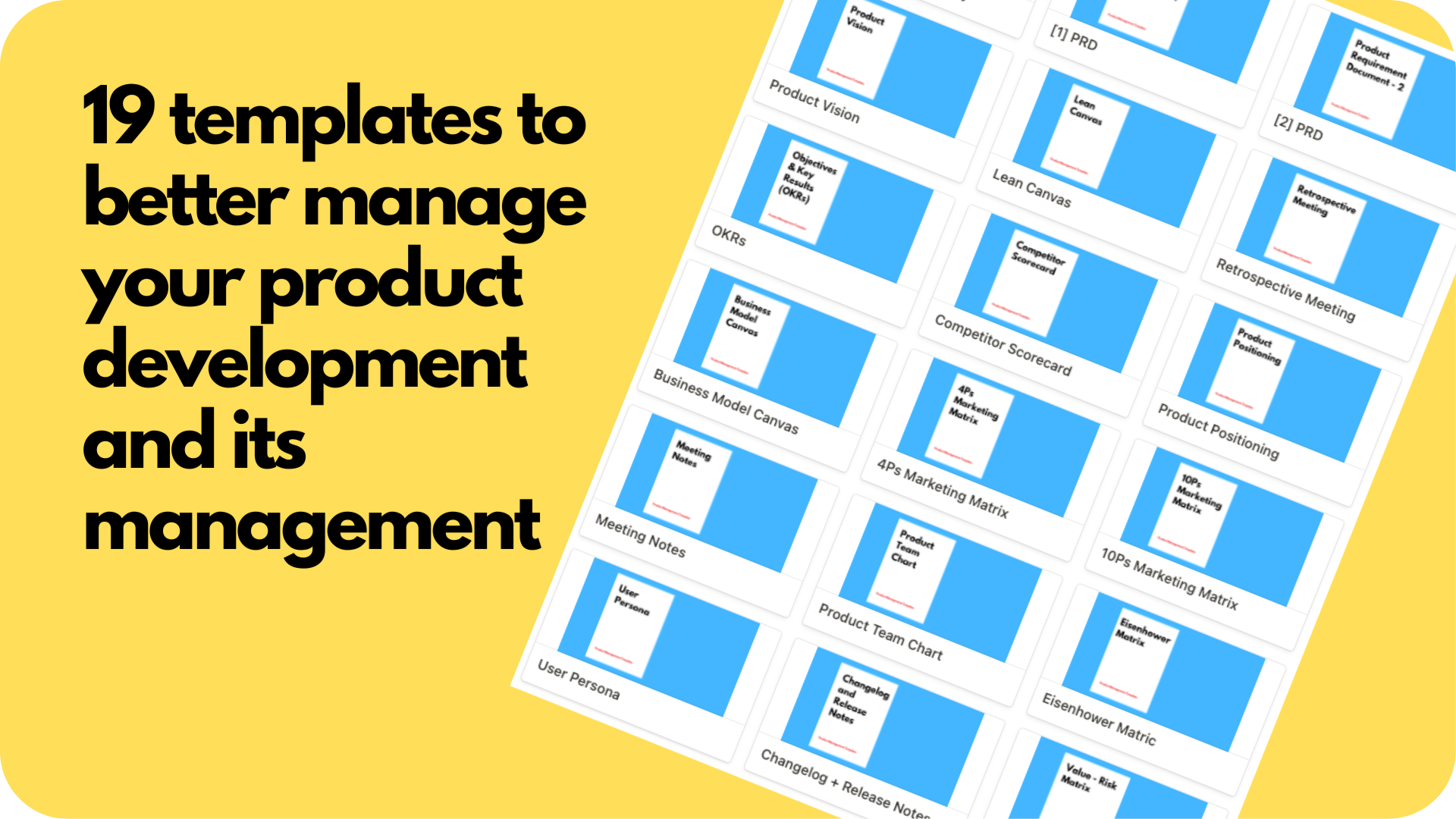 Product Management Templates