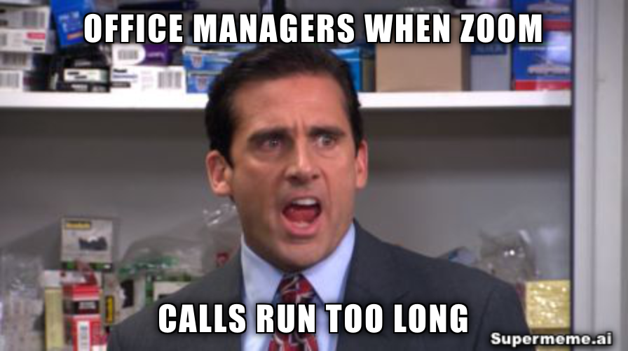 manager zoom meetings meme