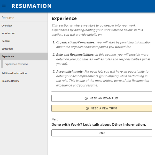 resume preparation ai