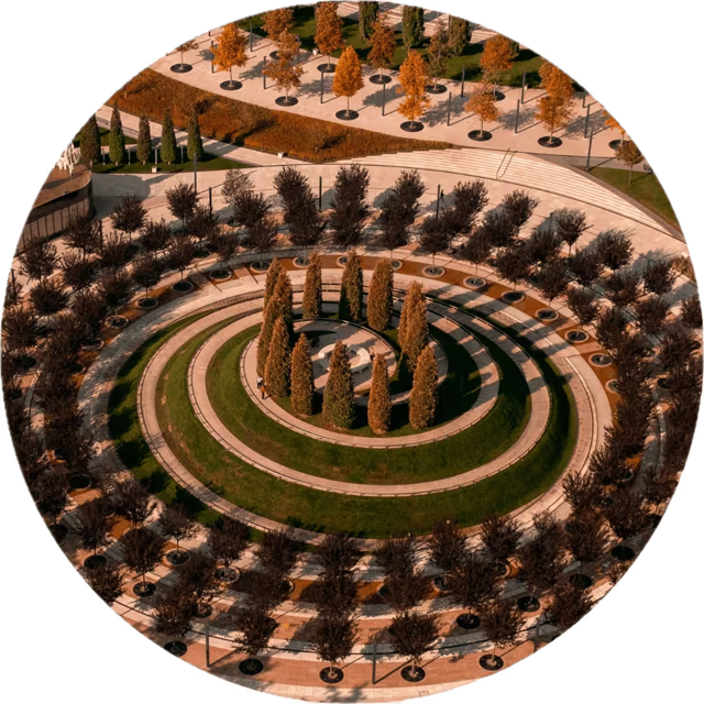Landschaftsarchitektur gestaltet