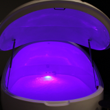 float therapy with color lights in Costa Mesa, California, float tank, floating