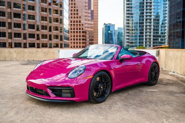 porsche boxster 718 austin exotic luxury car rental turbocharged engine