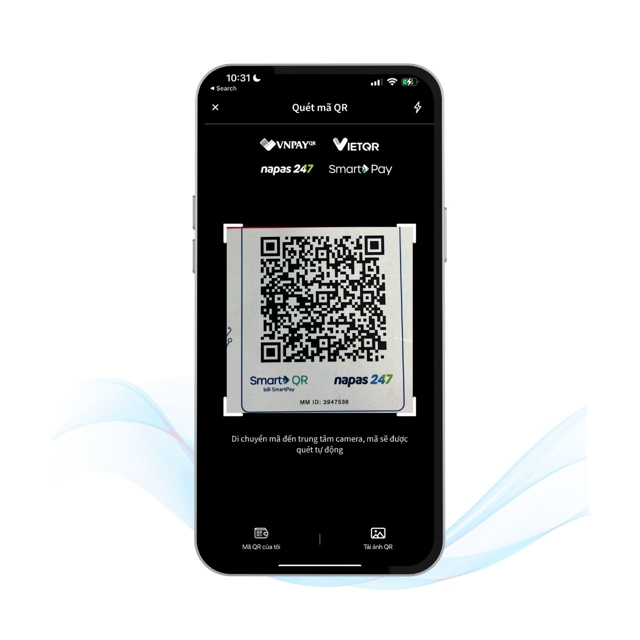 Thanh toán chuyển khoản qua mã SmartQR của SmartPay