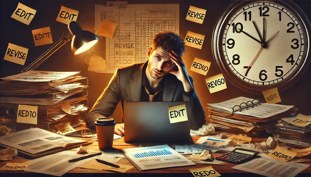 A person struggling with tasks