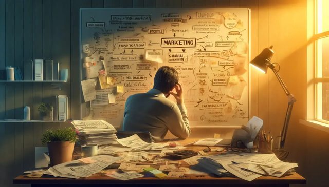 A person struggling with tasks