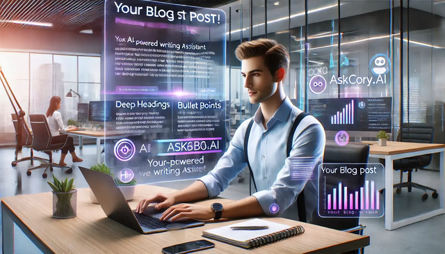 A person using AI tools