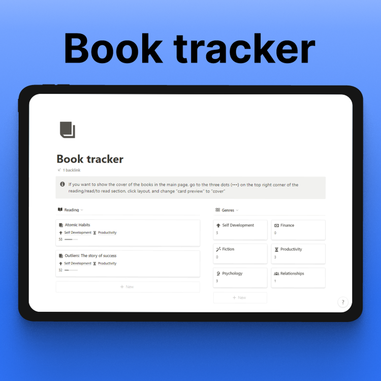 Book Tracker Template