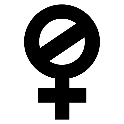 the lady is offline logo