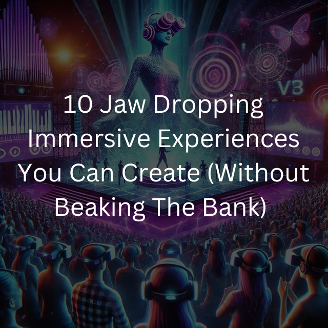 10 Jaw-Dropping Immersive Experiences You Can Create (Without Breaking the Bank)