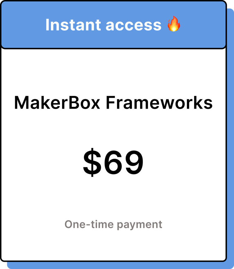 MakerBox Frameworks pricing (1)